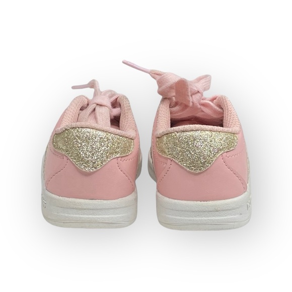 K Swiss ⌘ Gold Glitter Leather Baby Walker Sneakers ⌘ Pastel Pink ⌘ Toddler 6 ⌘ - Picture 5 of 16